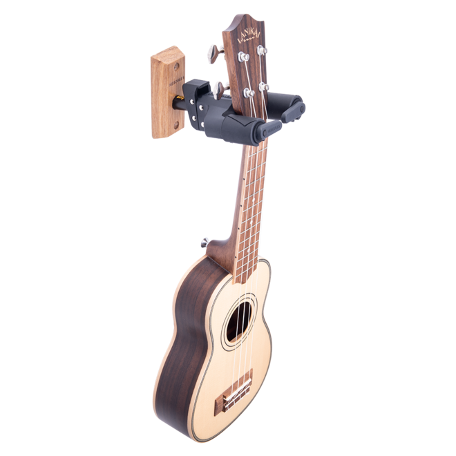 Hercules GSP38WB+ Locking Wall Hanger for Acoustic/Electric Guitar, Wood Block