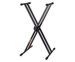 Hercules KS120B EZ-LOK Double X-Keyboard Stand - Janzen Brothers