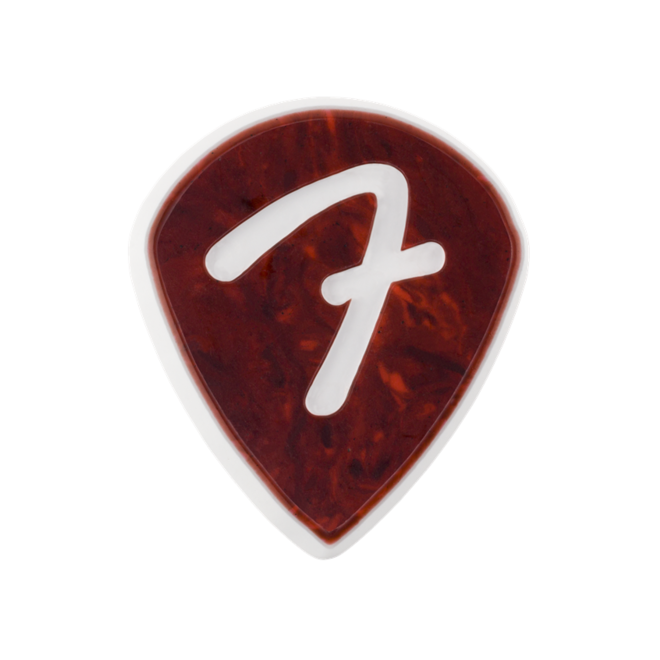 Fender F Grip Guitar Picks, 351 Shape, Shell (3 Pack)