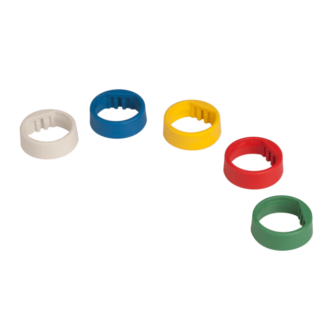 Shure WA616M 5 Colour ID Rings for ULXD & QLXD Wireless Handheld Transmitters