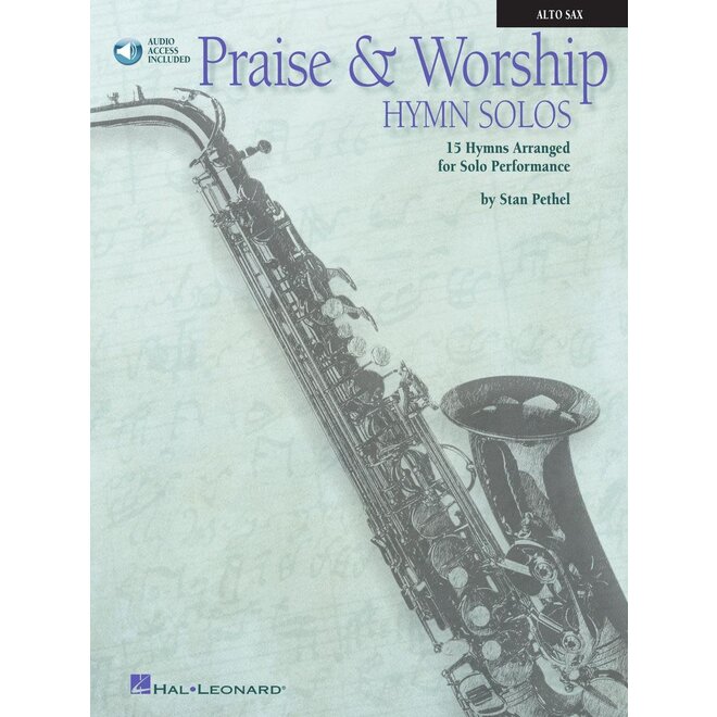 Hal Leonard Praise & Worship Hymn Solos, Alto Sax Play-Along Pack
