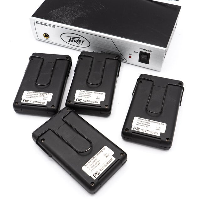Peavey Assisted Listening System w/4 Receivers - 72.1MHz