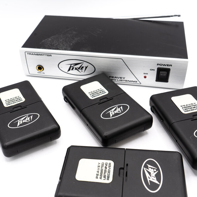 Peavey Assisted Listening System w/4 Receivers - 72.1MHz