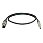 Digiflex Tour Series Adaptor Cable, 1/4" TS Male to XLR Female, 20'