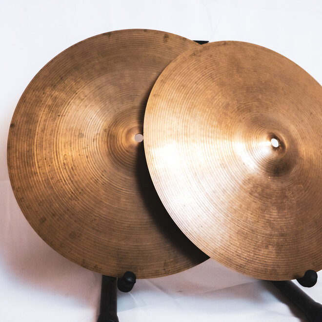 1970s Zildjian 15" New Beat Hi-hat Cymbals, Pair