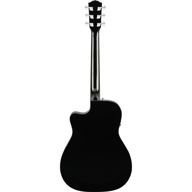 Fender CC-60SCE Concert Acoustic-Electric Guitar, Walnut Fingerboard, Black