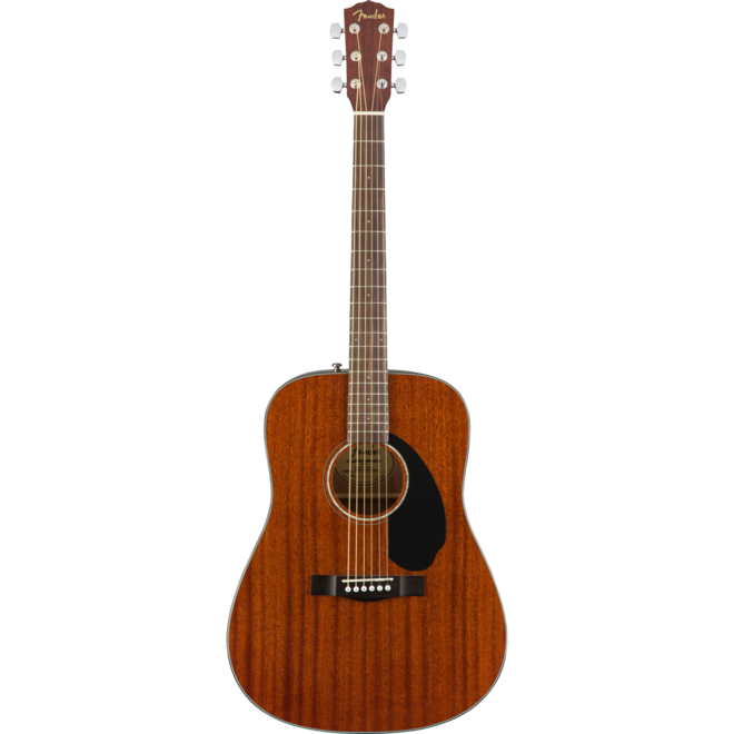 Fender CD-60S Dreadnought Acoustic Guitar, Walnut Fingerboard, All Mahogany