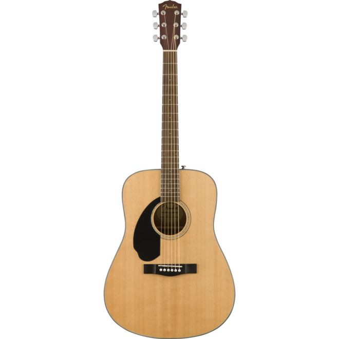 Fender CD-60S Dreadnought Left-Hand Acoustic Guitar, Walnut Fingerboard, Natural
