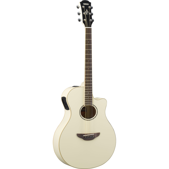 Yamaha APX600 Acoustic-Electric Guitar, Vintage White