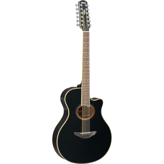 Yamaha APX700II-12 12-String Acoustic-Electric Guitar, Black