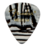 Fender Graphic Guitar Picks, 351 Shape, Zebra, Medium (12 Pack)