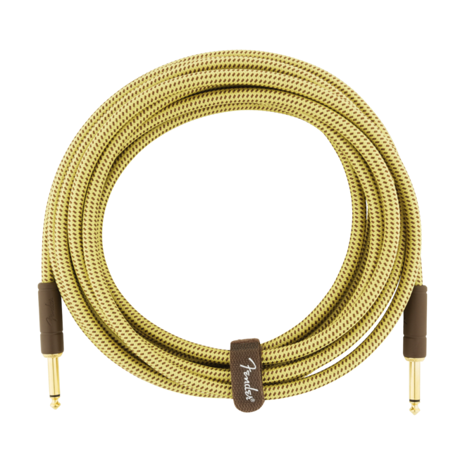 Fender Deluxe Series Instrument Cable, Tweed, 15’