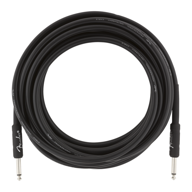 Fender Professional Series Instrument Cable, Straight/Straight, 18.6’