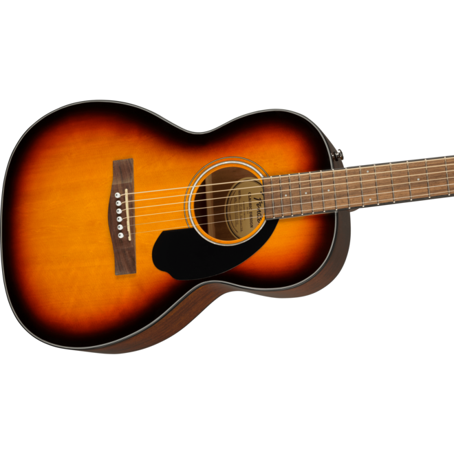 Fender CP-60S Parlor Acoustic Guitar, Walnut Fingerboard, 3-Color Sunburst