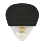 Fender Mojo Grip Celluloid Guitar Picks, White Moto, Thin (3 Pack)