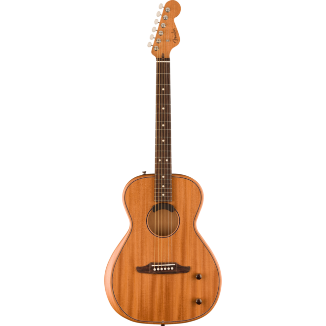 Fender Highway Series Parlor Acoustic Guitar, Rosewood Fingerboard, All-Mahogany, w/Deluxe 1225 Gigbag