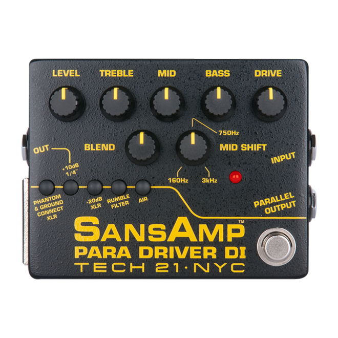Tech 21 SansAmp Para Driver DI Pedal, V2
