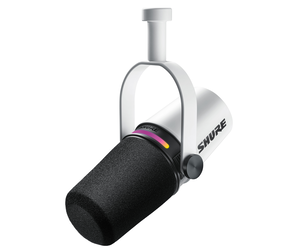 Shure MV7+ XLR/USB-C Podcast Microphone, White - Janzen Brothers