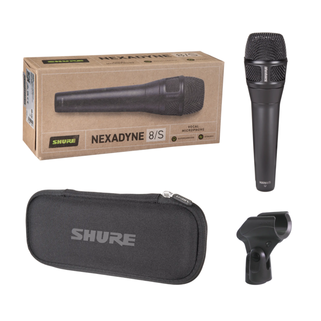 Shure Nexadyne 8/S Super Cardioid Handheld Dynamic Microphone