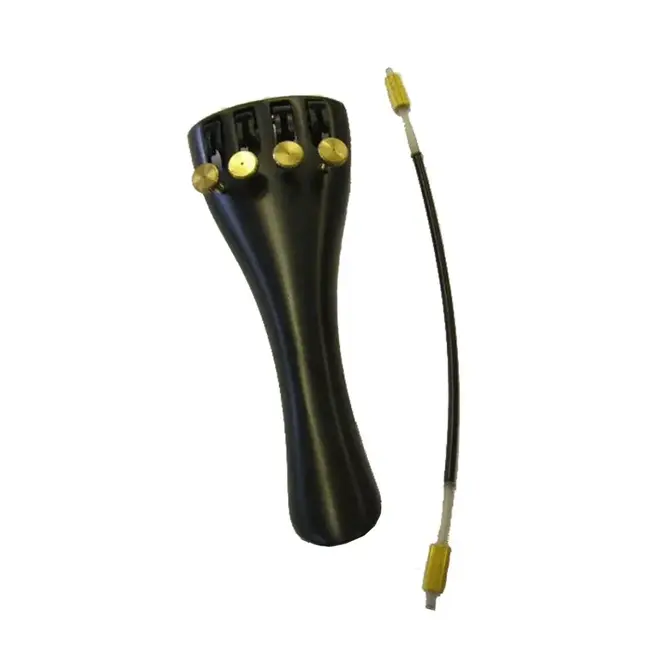 Stentor Black Alloy Violin Tailpiece, 4/4