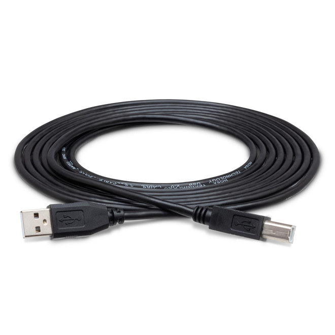 Hosa USB-205AB High Speed USB Cable, Type A to Type B, 5'