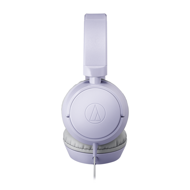 Audio-Technica ATH-S120C USB-C On-Ear Headphones, Light Violet