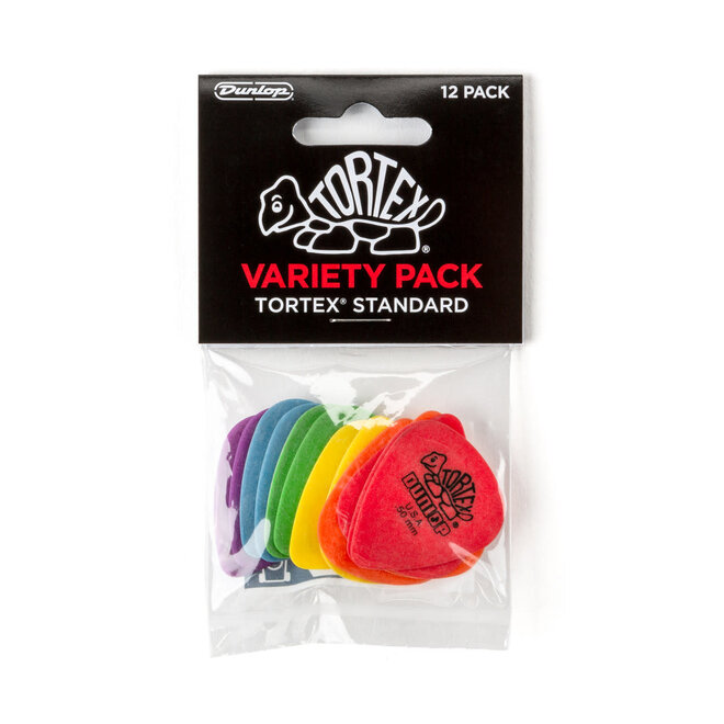 Jim Dunlop Tortex Standard Variety Guitar Pick Pack (12 Pack)