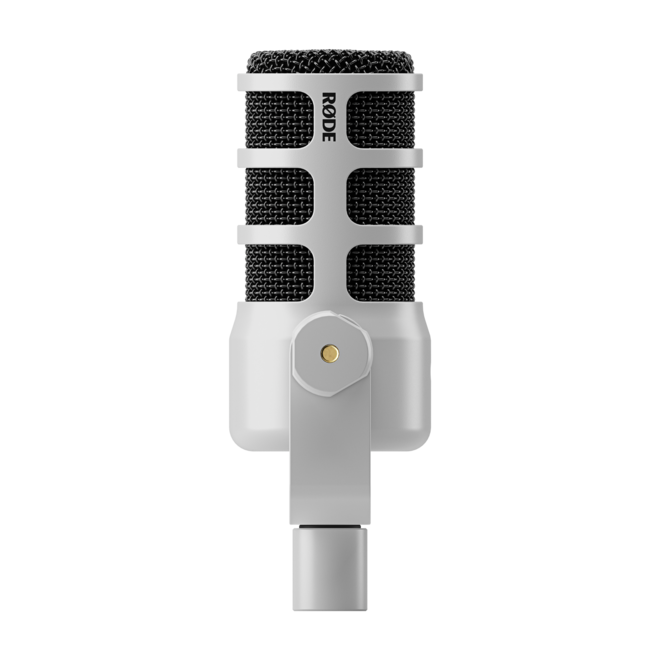 RODE PodMic Dynamic Podcasting Microphone, White