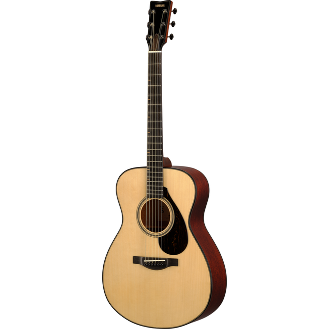 Yamaha FS9 M Folk Acoustic Guitar, Adirondack Spruce/African Mahogany, Natural, w/Hardshell Case