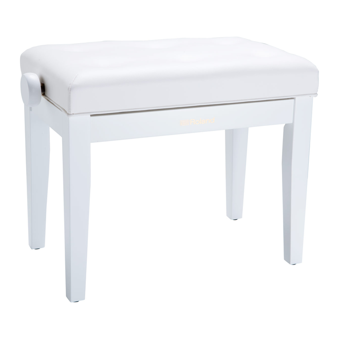 Roland RPB-300WH Piano Bench, Satin White