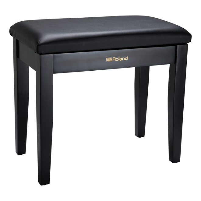 Roland RPB-100BK Piano Bench, Satin Black w/Storage Compartment