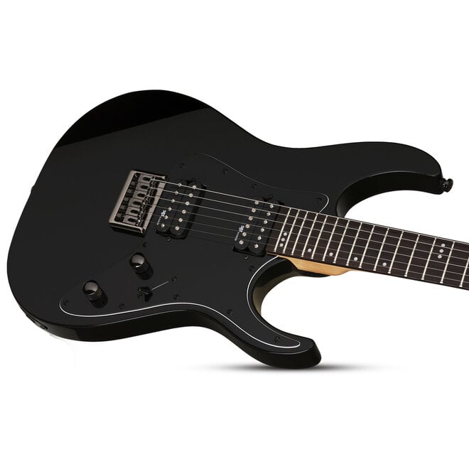 Schecter Banshee-6 SGR Electric Guitar, Gloss Black, w/Gigbag