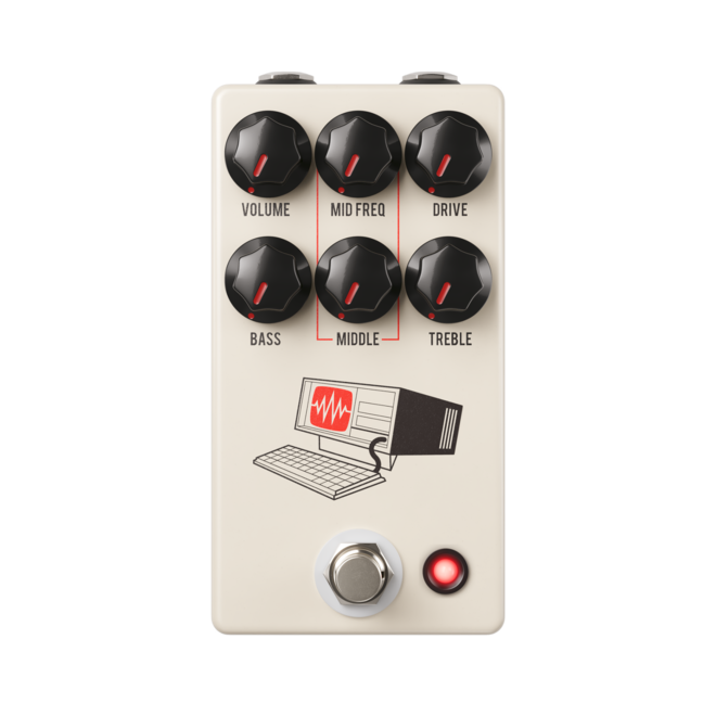 JHS Pedals Hard Drive Modern Distortion Pedal, Tan