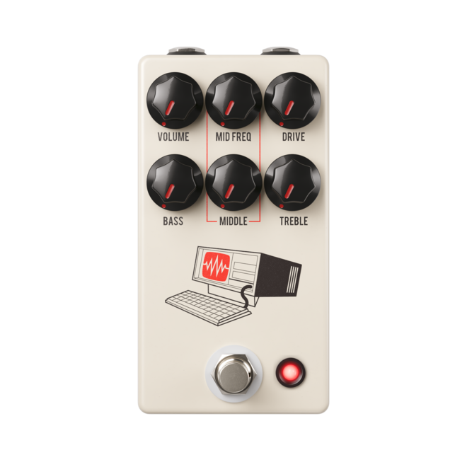 JHS Pedals Hard Drive Modern Distortion Pedal, Tan