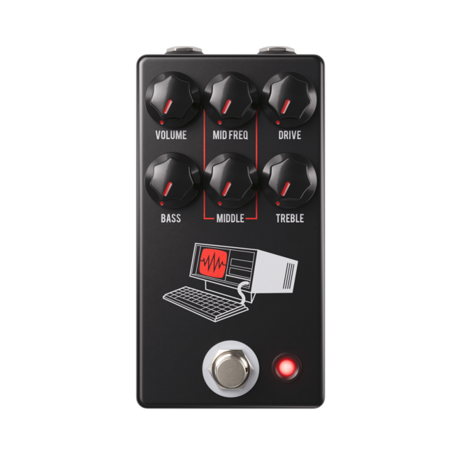 JHS Pedals Hard Drive Modern Distortion Pedal, Black
