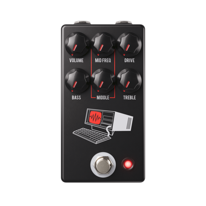 JHS Hard Drive Modern Distortion Pedal, Black