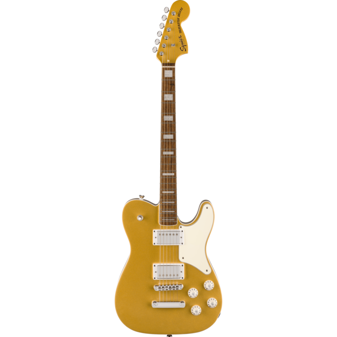 Squier Limited Edition Paranormal Troublemaker Telecaster Deluxe, Laurel Fingerboard, Aztec Gold