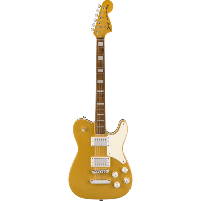 Squier Limited Edition Paranormal Troublemaker Telecaster Deluxe, Laurel Fingerboard, Aztec Gold