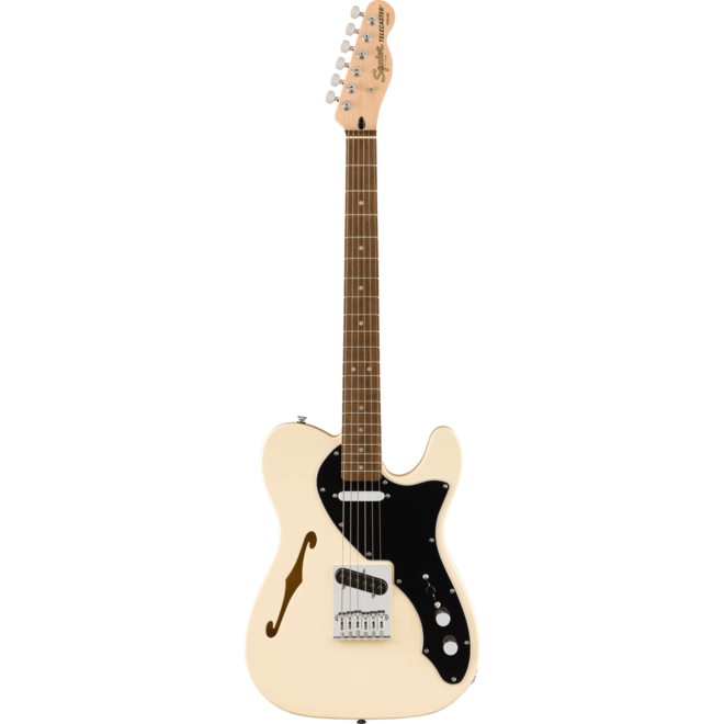 Squier Affinity Series Telecaster Thinline, Laurel Fingerboard, Olympic White