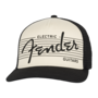 Fender Electric Guitars Hat, Black/Cream, One Size