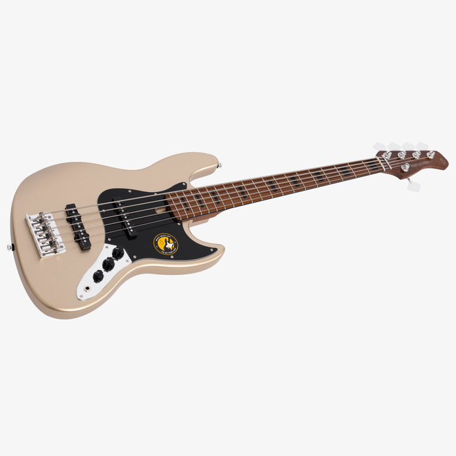 Sire Marcus Miller V5 Bass Guitar, 5-String, Champagne Gold Metallic