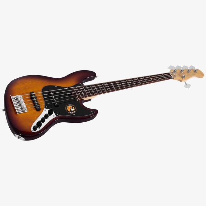 Sire Marcus Miller V3 2nd Generation Bass Guitar, 5-String, Tobacco Sunburst