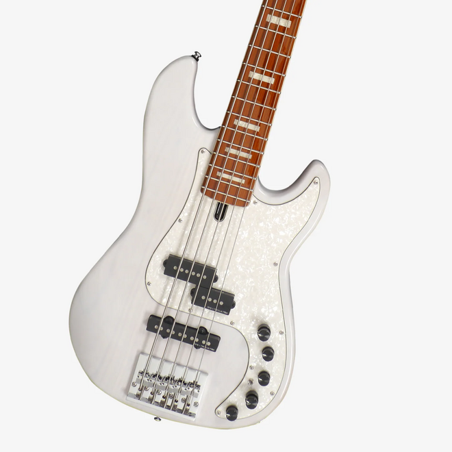 Sire Marcus Miller P8 Bass Guitar, 5-String, White Blonde, w/Gigbag