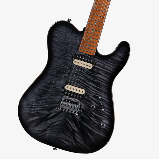 Sire Larry Carlton T7 FM Electric Guitar, Transparent Black