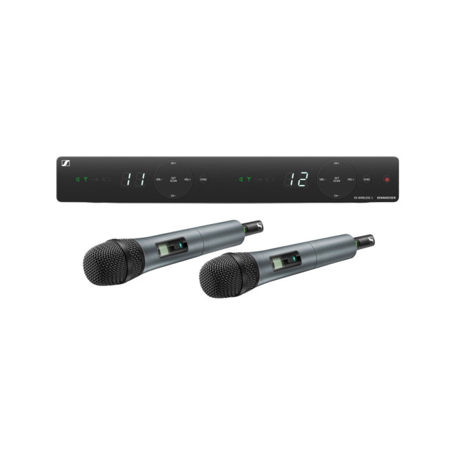 Sennheiser XSW 1-825 Dual Wireless Handheld Microphone System, Range A