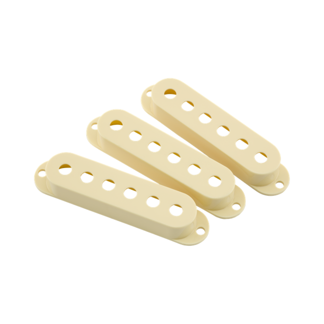 Fender Road Worn Stratocaster Pickup Covers, Aged White (3 Pack)