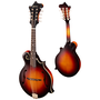 Eastman MD315E F-Style Mandolin, Solid Spruce/Solid Maple, Sunburst Satin Finish, K&K Pickup, w/Gigbag