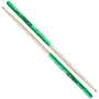 Zildjian Green DIP Maple Drumsticks, Round Wood Tip, Super 7A