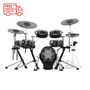 EFNOTE 3X Electronic Drum Set, Black Oak