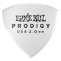 Ernie Ball 9338 Prodigy Guitar Picks, Large White Shield, 2.0mm (6 Pack)